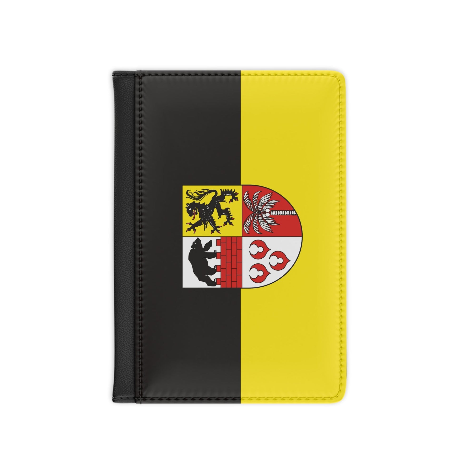 Flag of Anhalt Bitterfeld Germany - Passport Holder-3.9" x 5.8"-The Sticker Space