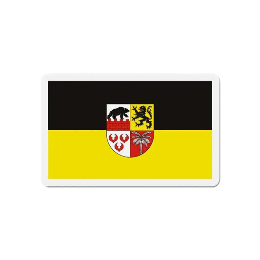 Flag of Anhalt Bitterfeld Germany - Refrigerator Magnet 2 Inch - The Sticker Space