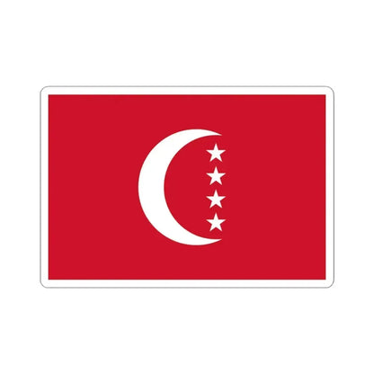 Flag of Anjouan official (Comoros) STICKER Vinyl Kiss-Cut Decal 3 Inch White - The Sticker Space