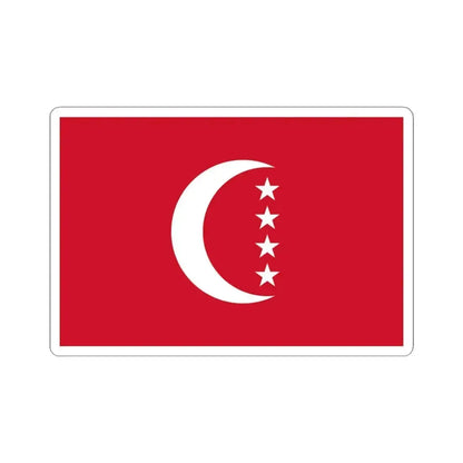 Flag of Anjouan official (Comoros) STICKER Vinyl Kiss-Cut Decal 4 Inch White - The Sticker Space