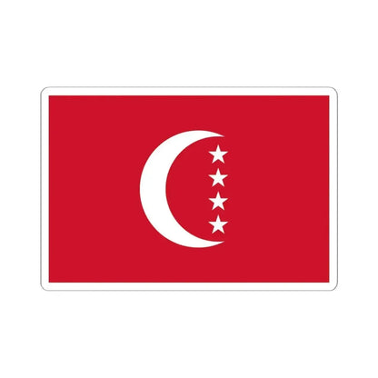 Flag of Anjouan official (Comoros) STICKER Vinyl Kiss-Cut Decal 6 Inch White - The Sticker Space