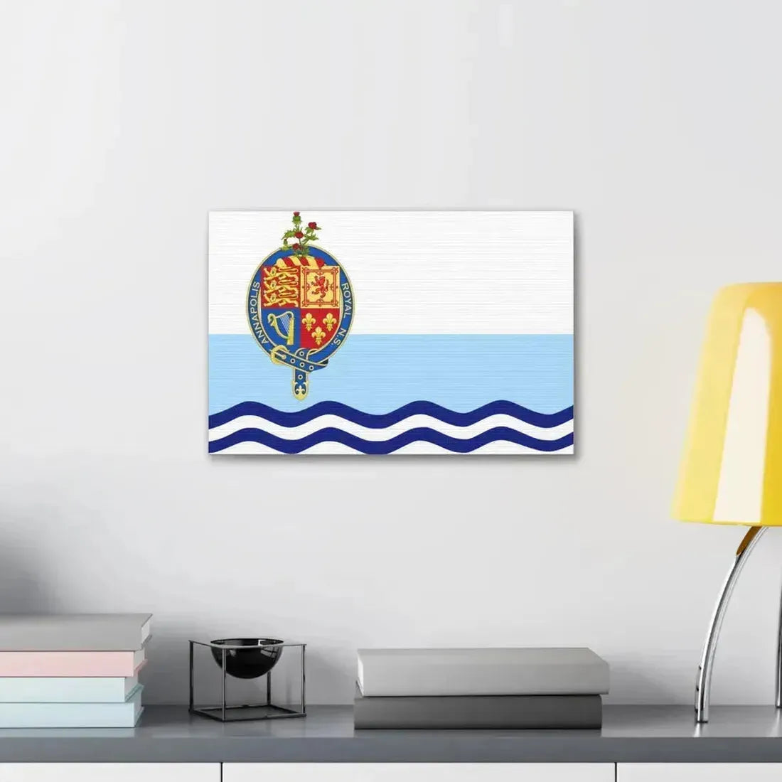 Flag of Annapolis Royal Canada - Canvas Wall Art - The Sticker Space