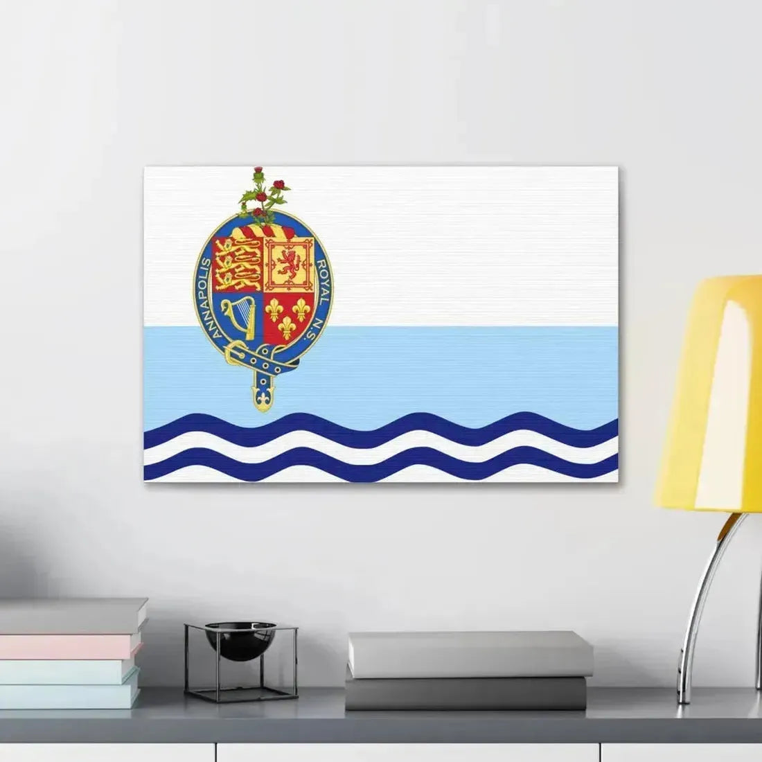 Flag of Annapolis Royal Canada - Canvas Wall Art - The Sticker Space