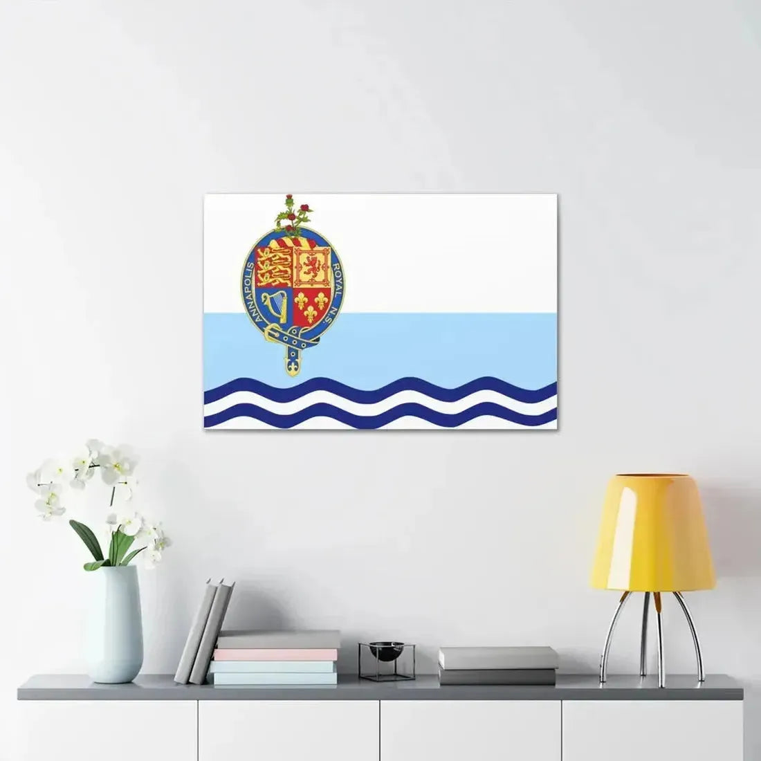 Flag of Annapolis Royal Canada - Canvas Wall Art - The Sticker Space