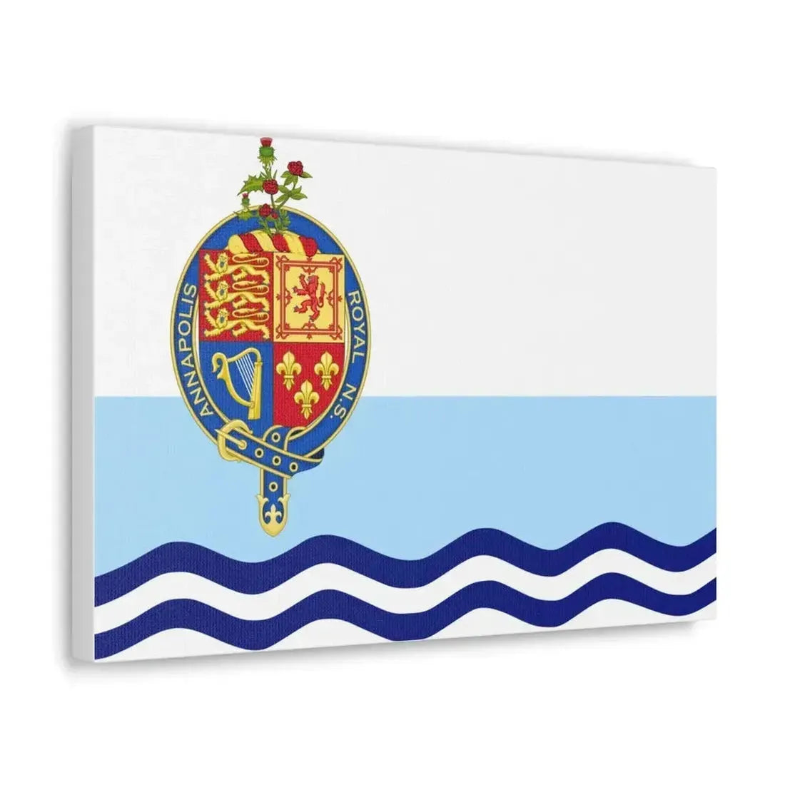 Flag of Annapolis Royal Canada - Canvas Wall Art - The Sticker Space