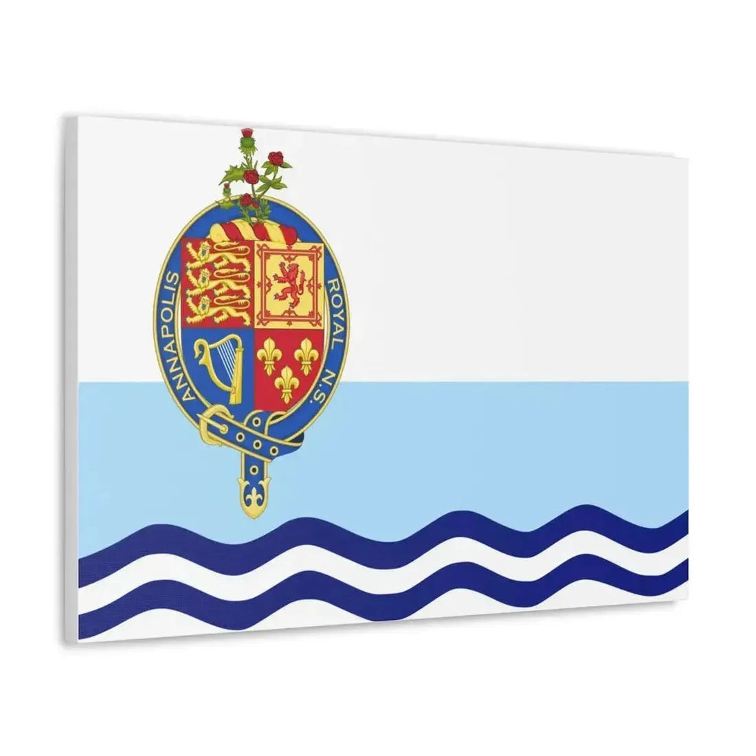 Flag of Annapolis Royal Canada - Canvas Wall Art - The Sticker Space