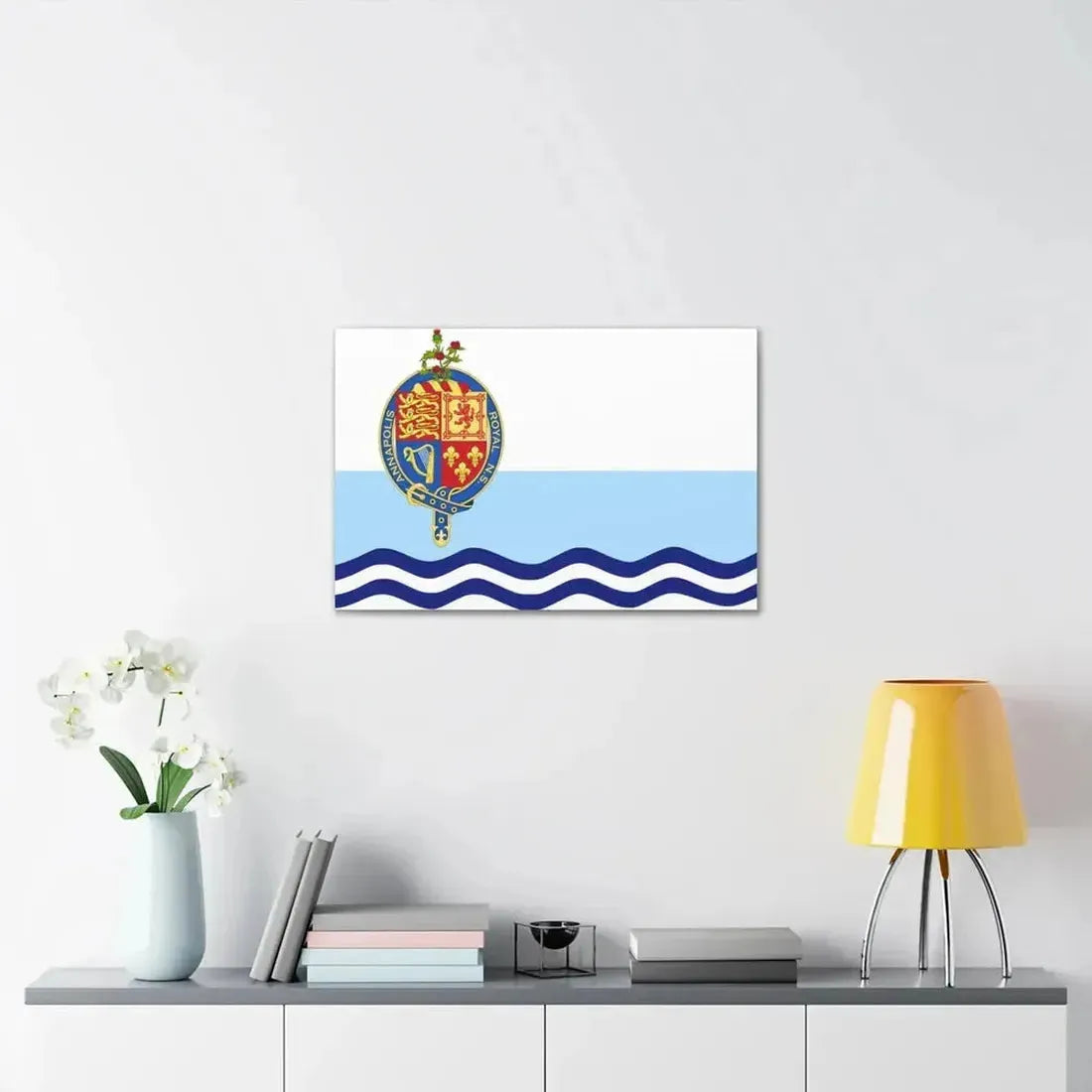 Flag of Annapolis Royal Canada - Canvas Wall Art - The Sticker Space