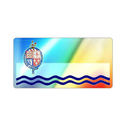 Flag of Annapolis Royal Canada Holographic STICKER Die-Cut Vinyl Decal 5 Inch - The Sticker Space