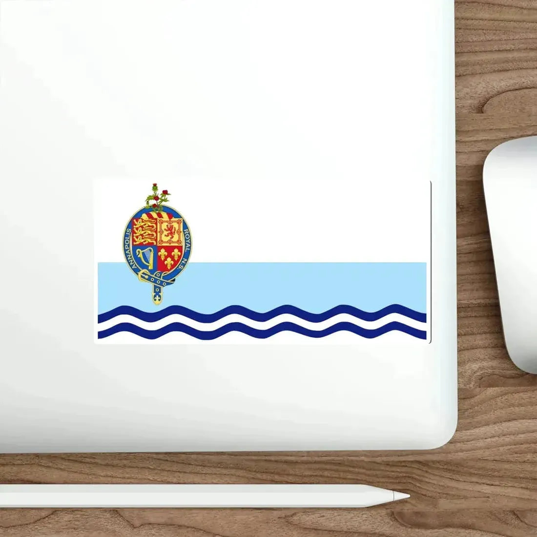 Flag of Annapolis Royal Canada STICKER Vinyl Die-Cut Decal - The Sticker Space