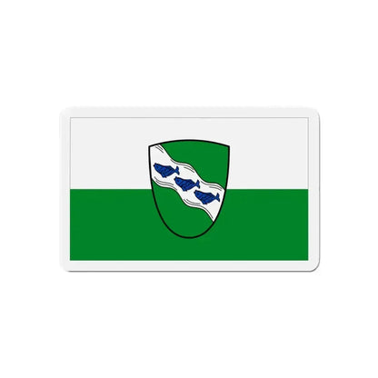 Flag of Ansbach 2 Germany - Refrigerator Magnet - The Sticker Space