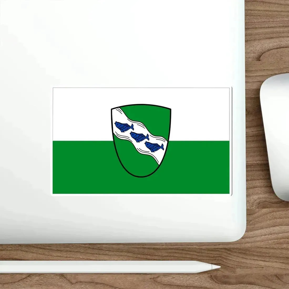 Flag of Ansbach 2 Germany STICKER Vinyl Die-Cut Decal - The Sticker Space