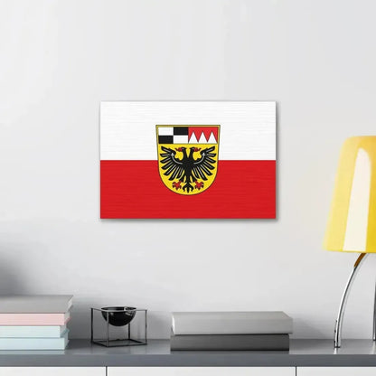 Flag of Ansbach Germany - Canvas Wall Art - The Sticker Space