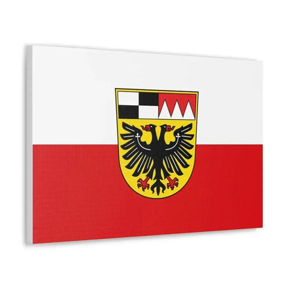Flag of Ansbach Germany - Canvas Wall Art - The Sticker Space
