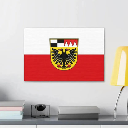 Flag of Ansbach Germany - Canvas Wall Art - The Sticker Space