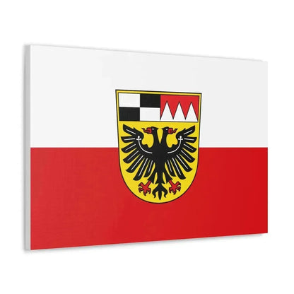 Flag of Ansbach Germany - Canvas Wall Art - The Sticker Space