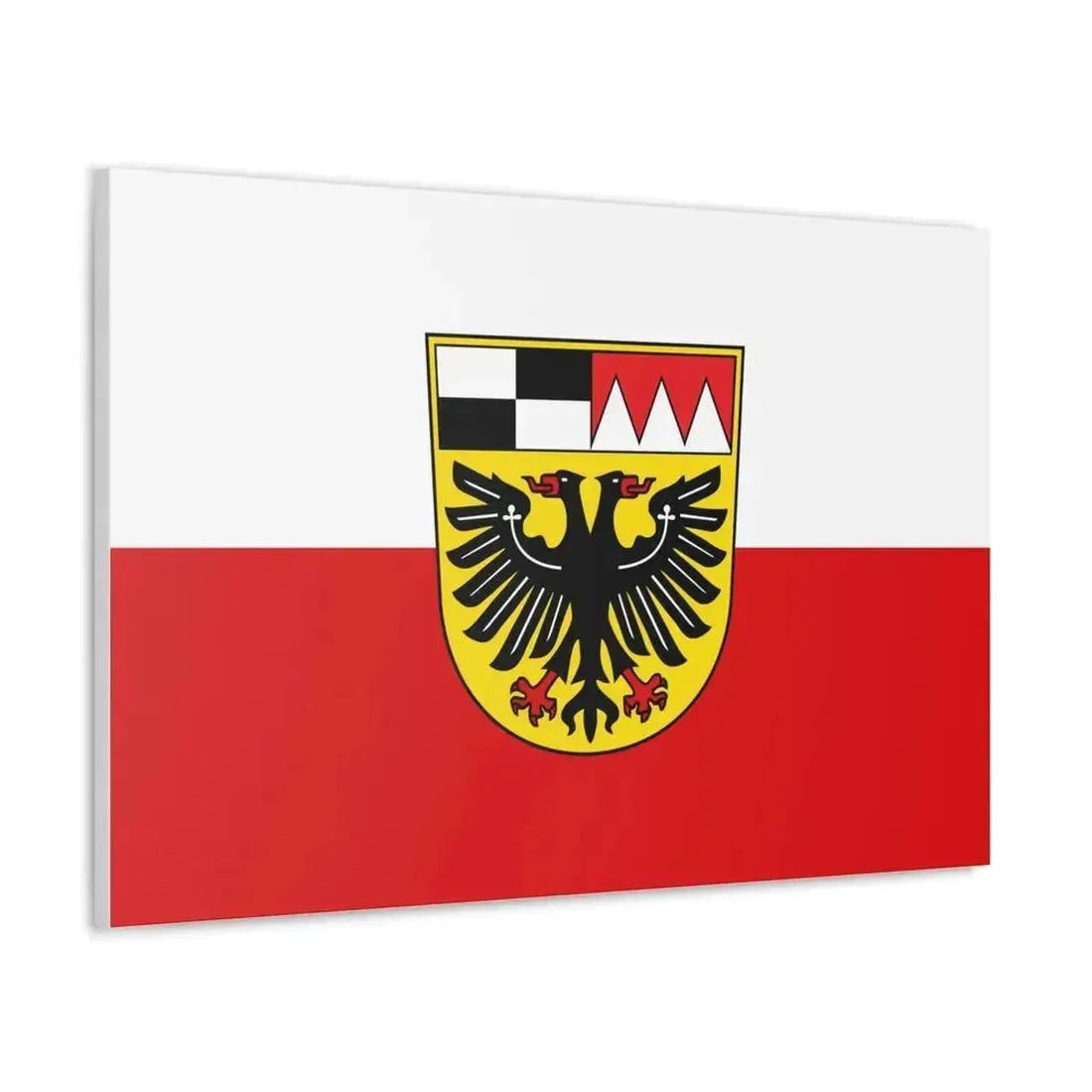 Flag of Ansbach Germany - Canvas Wall Art - The Sticker Space