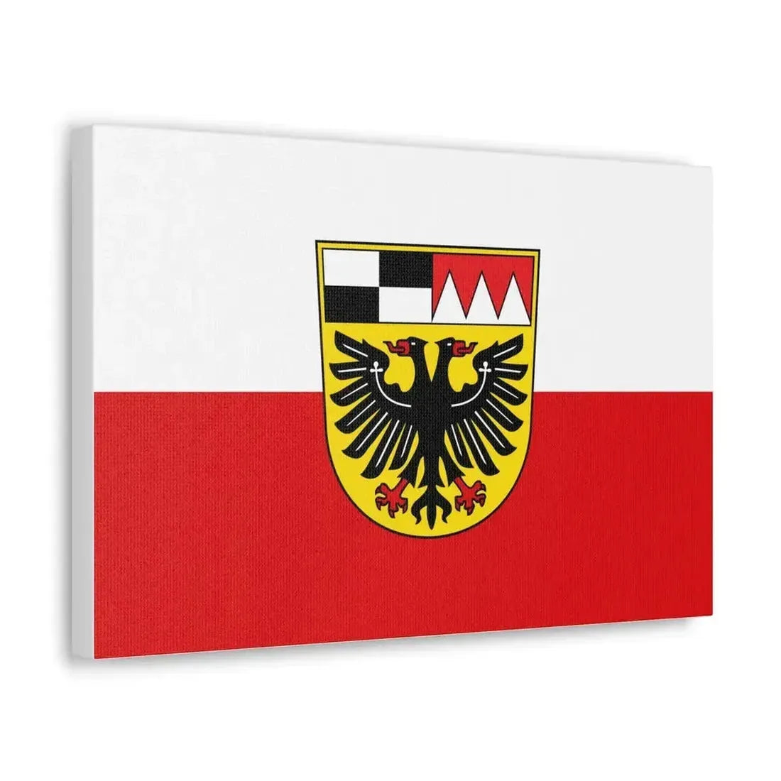 Flag of Ansbach Germany - Canvas Wall Art - The Sticker Space