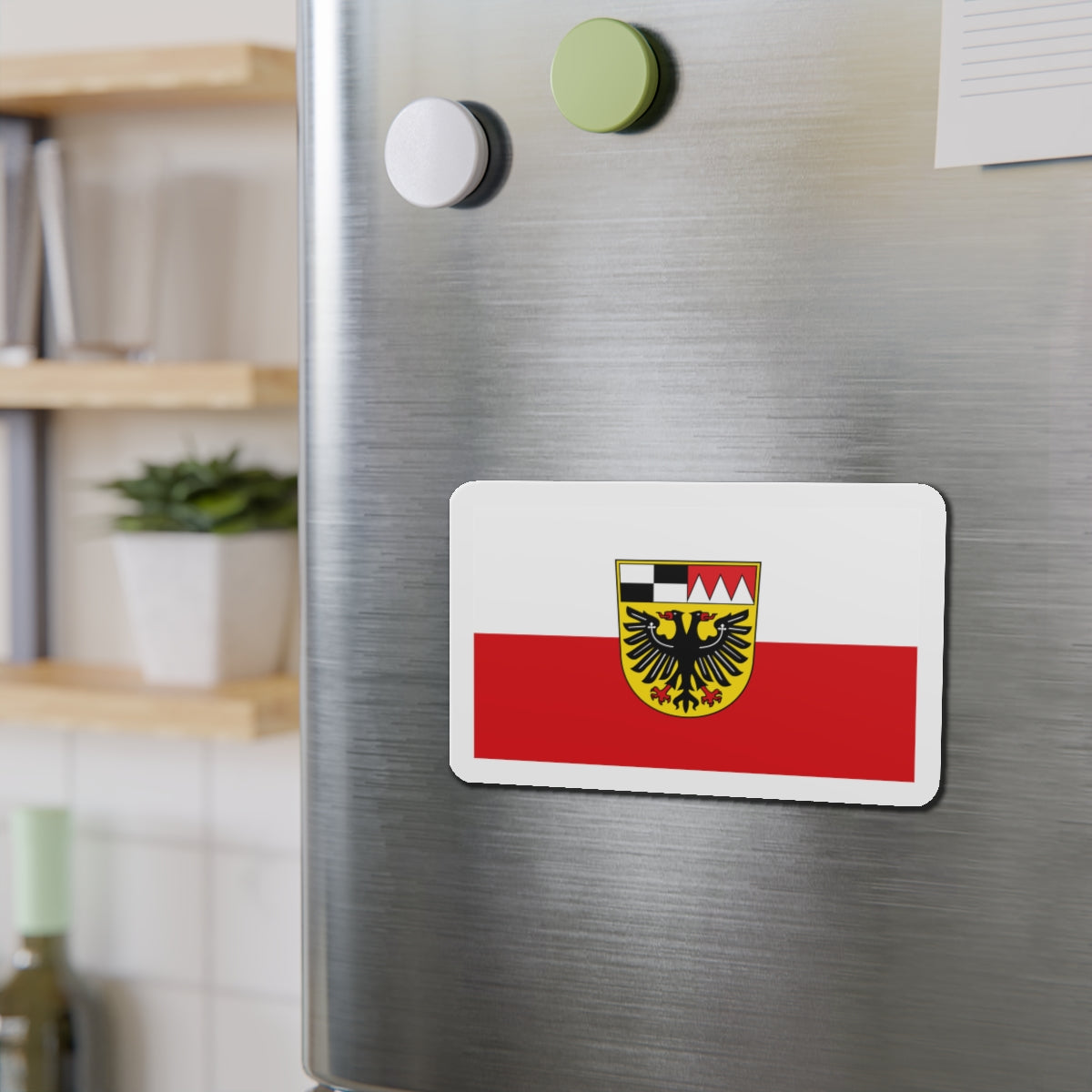 Flag of Ansbach Germany - Die-Cut Magnet-The Sticker Space