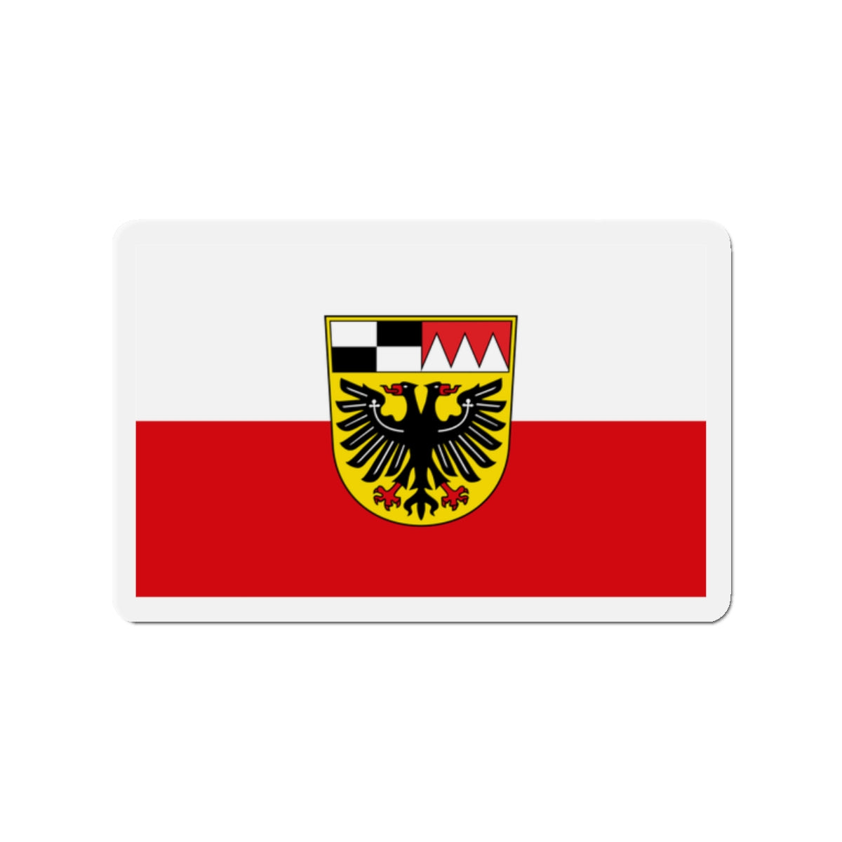 Flag of Ansbach Germany - Die-Cut Magnet-2" x 2"-The Sticker Space