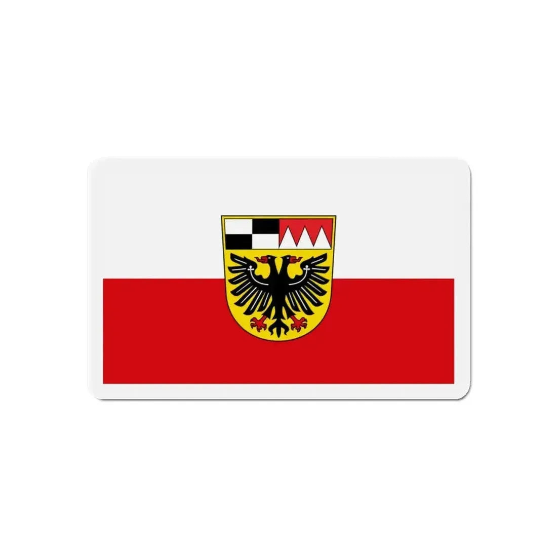 Flag of Ansbach Germany - Refrigerator Magnet - The Sticker Space