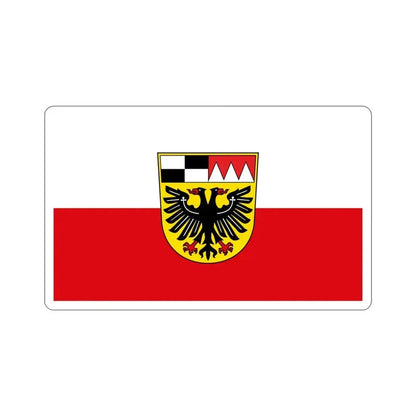 Flag of Ansbach Germany STICKER Vinyl Die-Cut Decal 4 Inch - The Sticker Space