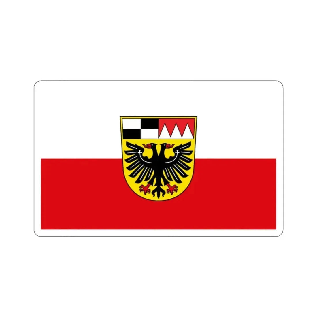 Flag of Ansbach Germany STICKER Vinyl Die-Cut Decal - The Sticker Space