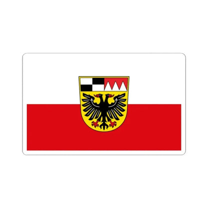 Flag of Ansbach Germany - STICKER Vinyl Kiss-Cut Decal 2 Inch White - The Sticker Space