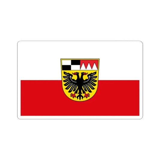 Flag of Ansbach Germany - STICKER Vinyl Kiss-Cut Decal 2 Inch White - The Sticker Space