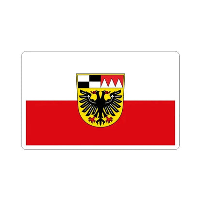 Flag of Ansbach Germany - STICKER Vinyl Kiss-Cut Decal 3 Inch White - The Sticker Space