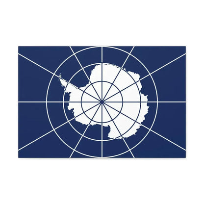 Flag of Antarctic Treaty - Canvas Wall Art 24″ x 16″ 1.25" - The Sticker Space
