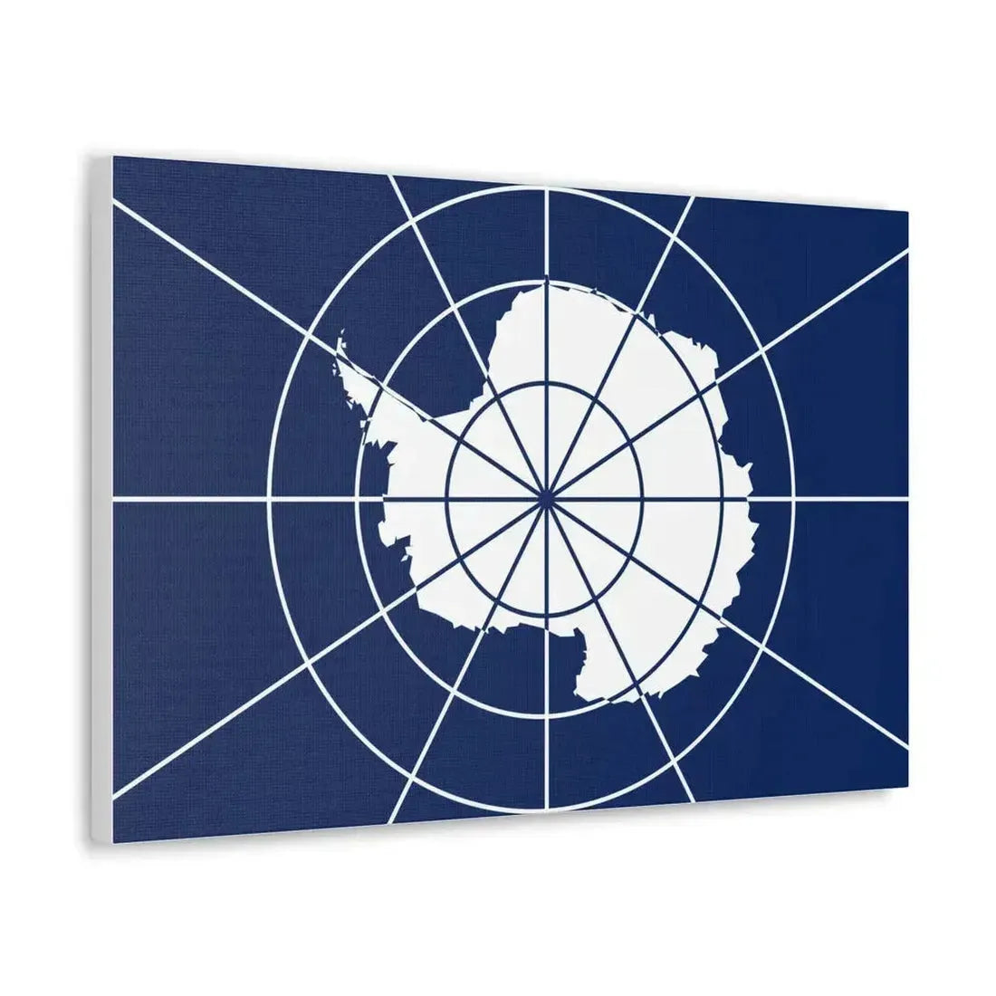 Flag of Antarctic Treaty - Canvas Wall Art - The Sticker Space