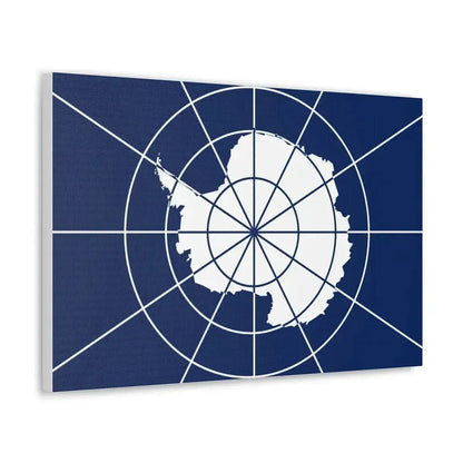 Flag of Antarctic Treaty - Canvas Wall Art - The Sticker Space