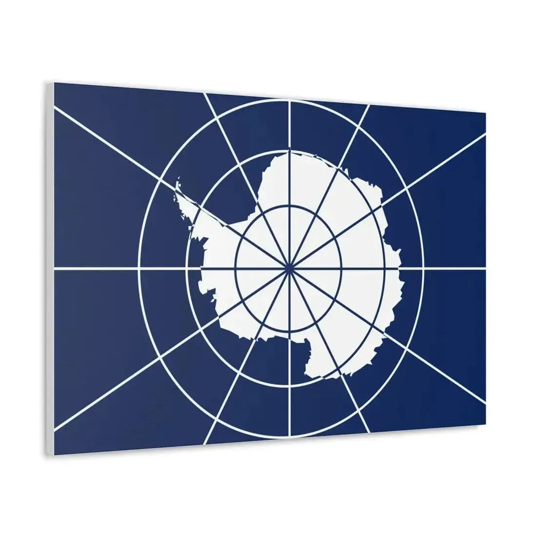Flag of Antarctic Treaty - Canvas Wall Art - The Sticker Space