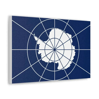 Flag of Antarctic Treaty - Canvas Wall Art - The Sticker Space