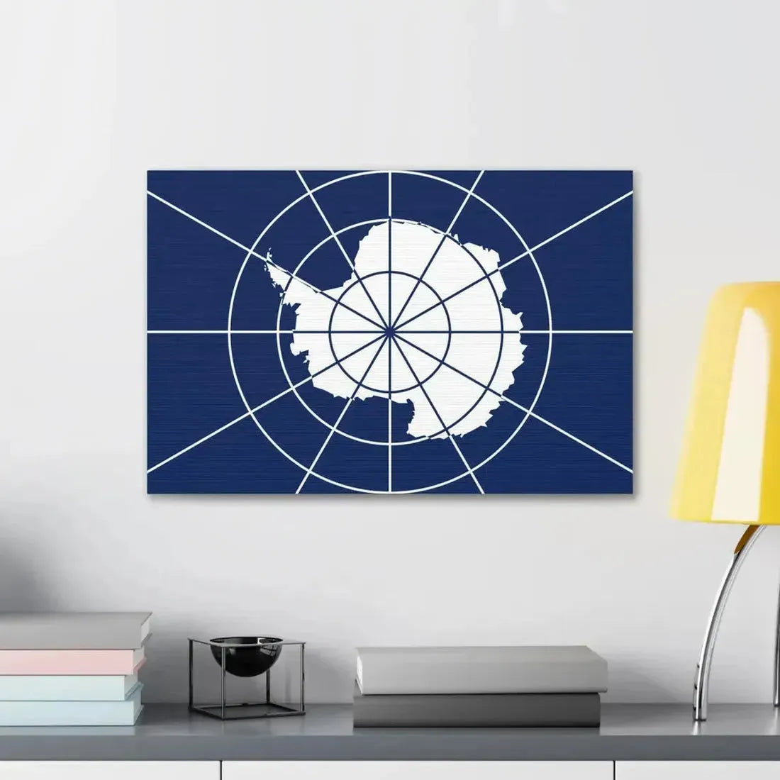 Flag of Antarctic Treaty - Canvas Wall Art - The Sticker Space