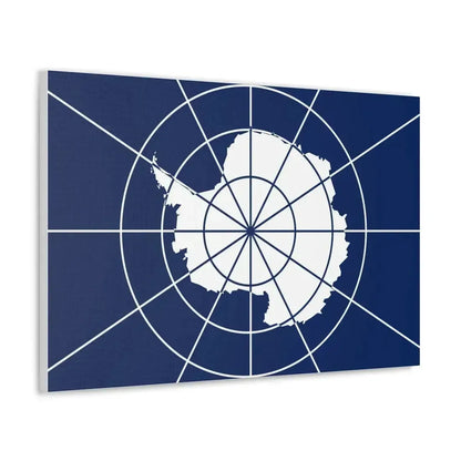 Flag of Antarctic Treaty - Canvas Wall Art - The Sticker Space