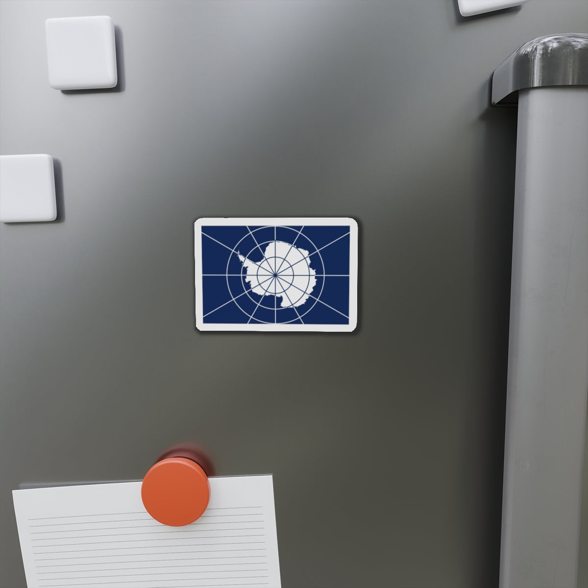 Flag of Antarctic Treaty - Die-Cut Magnet-The Sticker Space