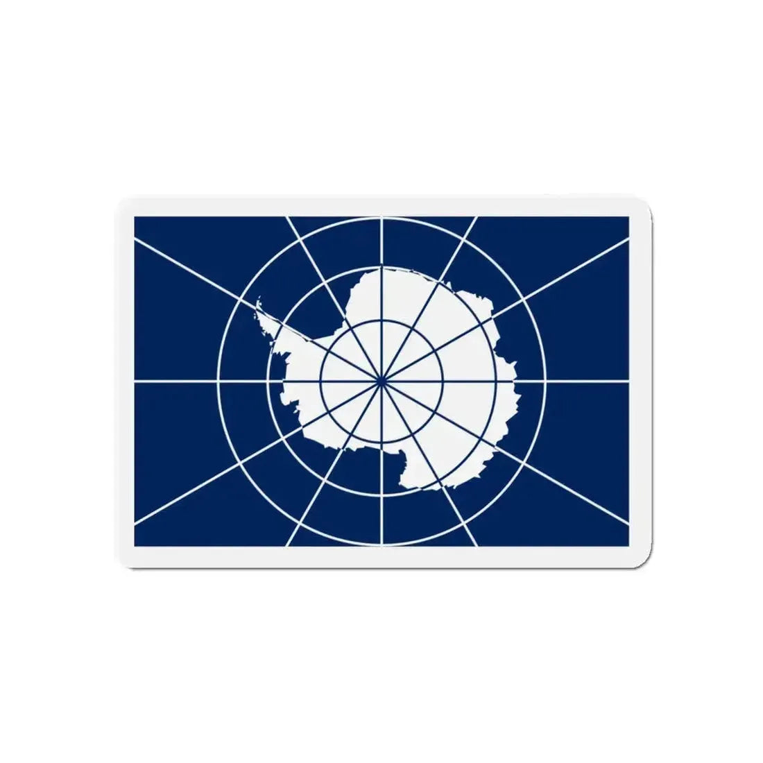 Flag of Antarctic Treaty - Refrigerator Magnet 4 Inch - The Sticker Space