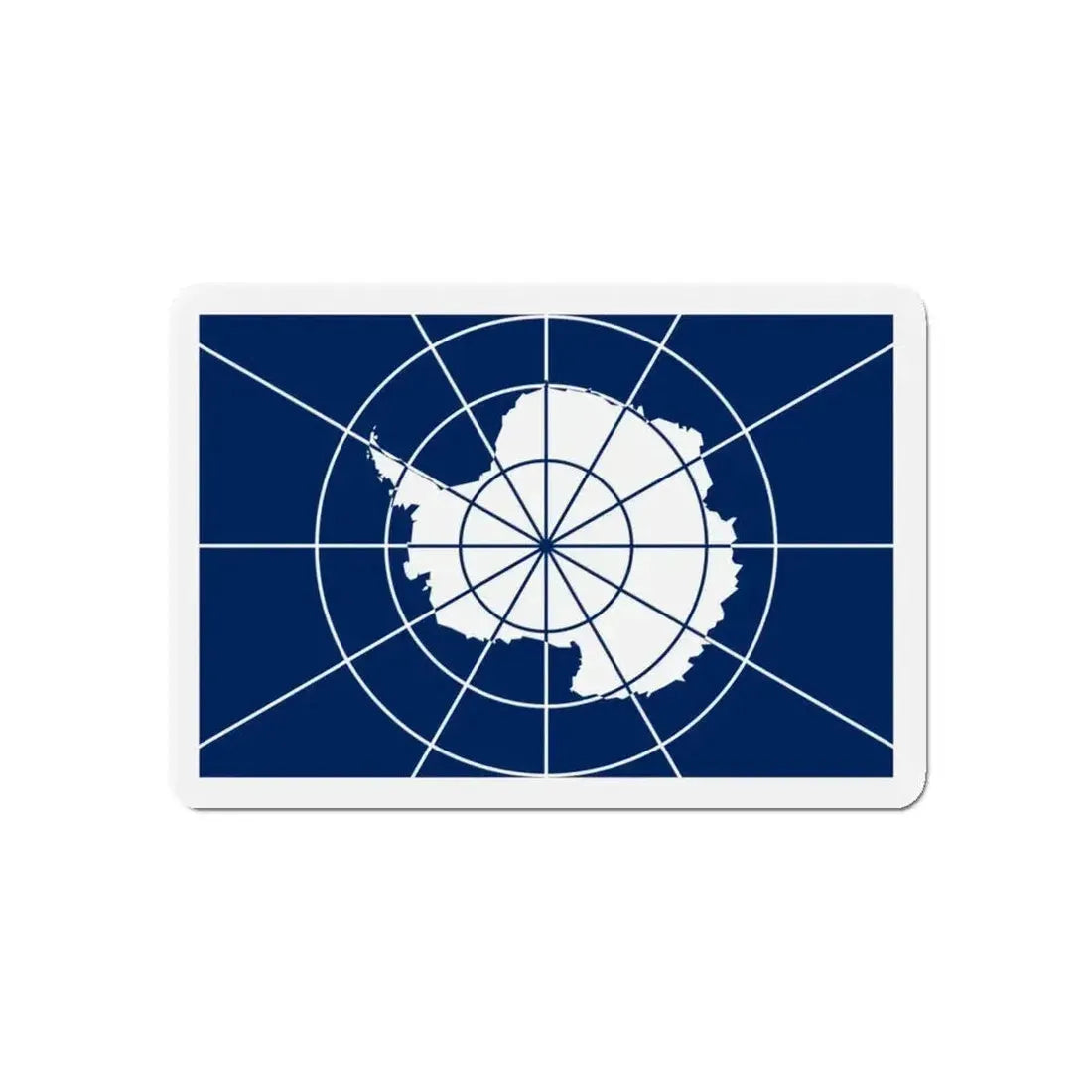 Flag of Antarctic Treaty - Refrigerator Magnet - The Sticker Space