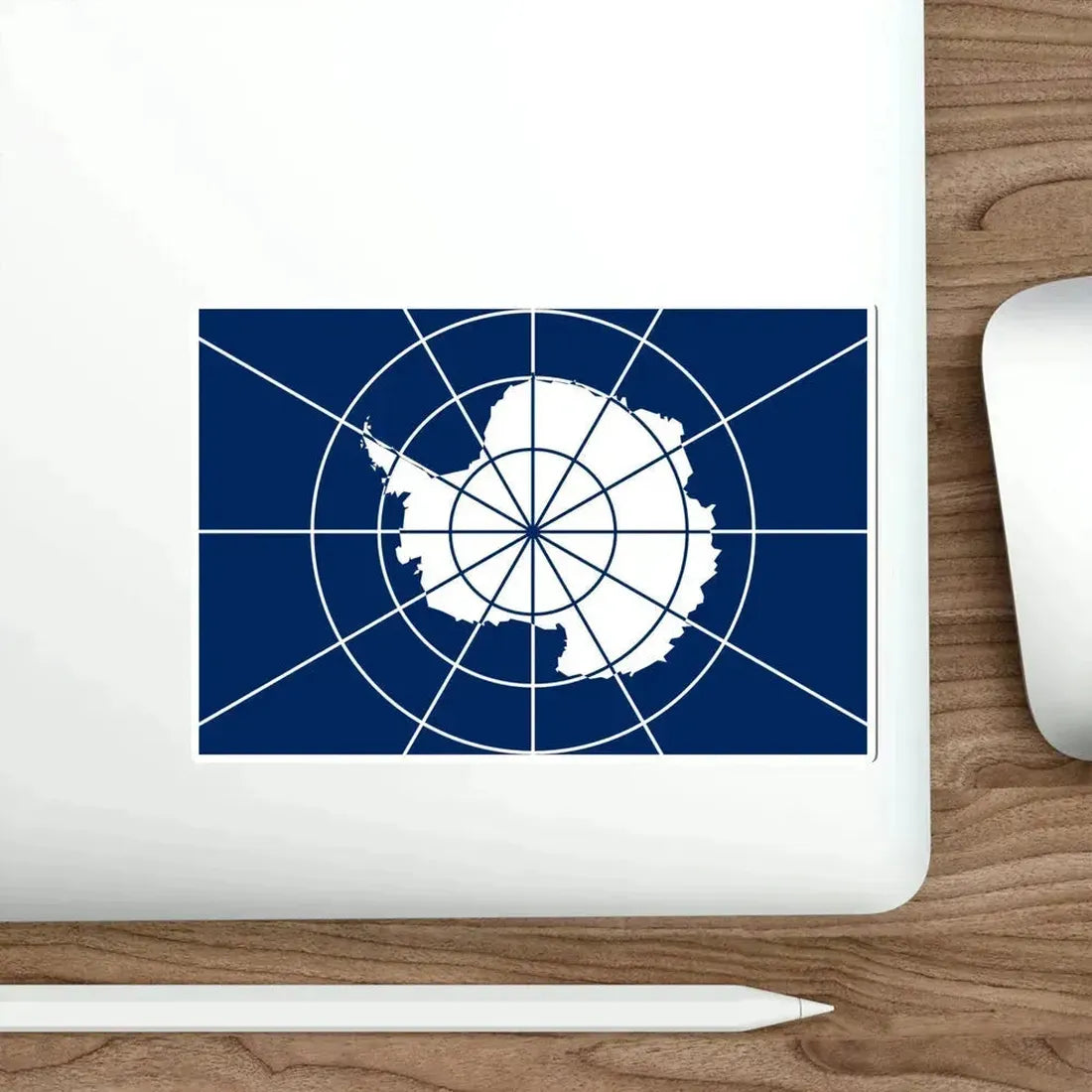 Flag of Antarctic Treaty STICKER Vinyl Die-Cut Decal - The Sticker Space