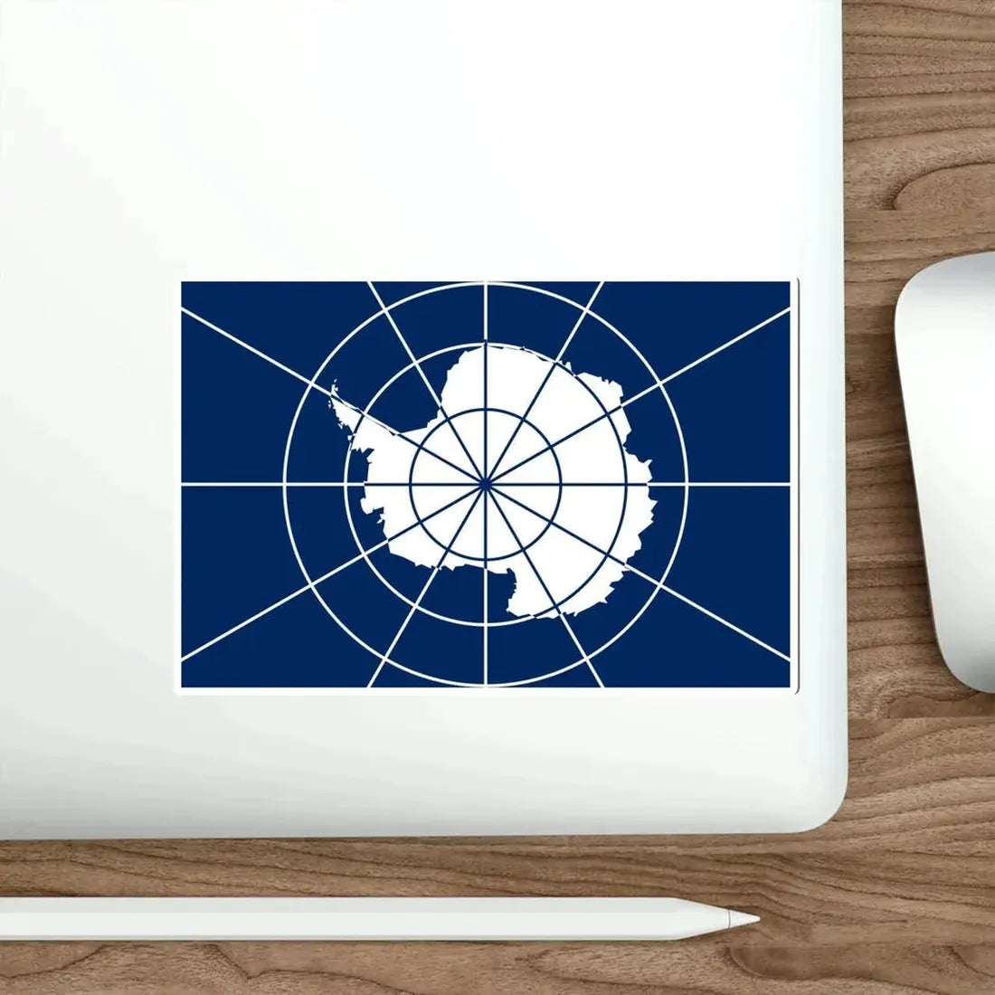 Flag of Antarctic Treaty STICKER Vinyl Die-Cut Decal - The Sticker Space