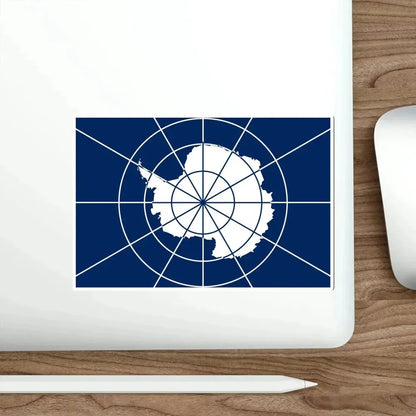 Flag of Antarctic Treaty STICKER Vinyl Die-Cut Decal - The Sticker Space