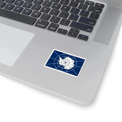 Flag of Antarctic Treaty - STICKER Vinyl Kiss-Cut Decal - The Sticker Space
