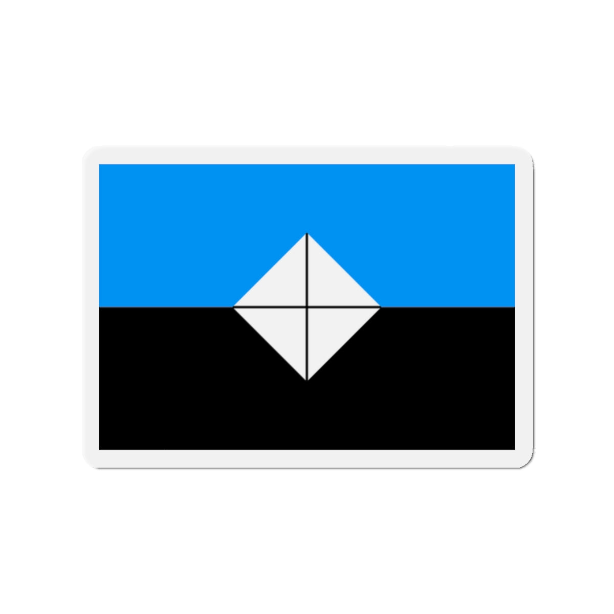 Flag of Antarctic Vexillological Association - Die-Cut Magnet-2" x 2"-The Sticker Space