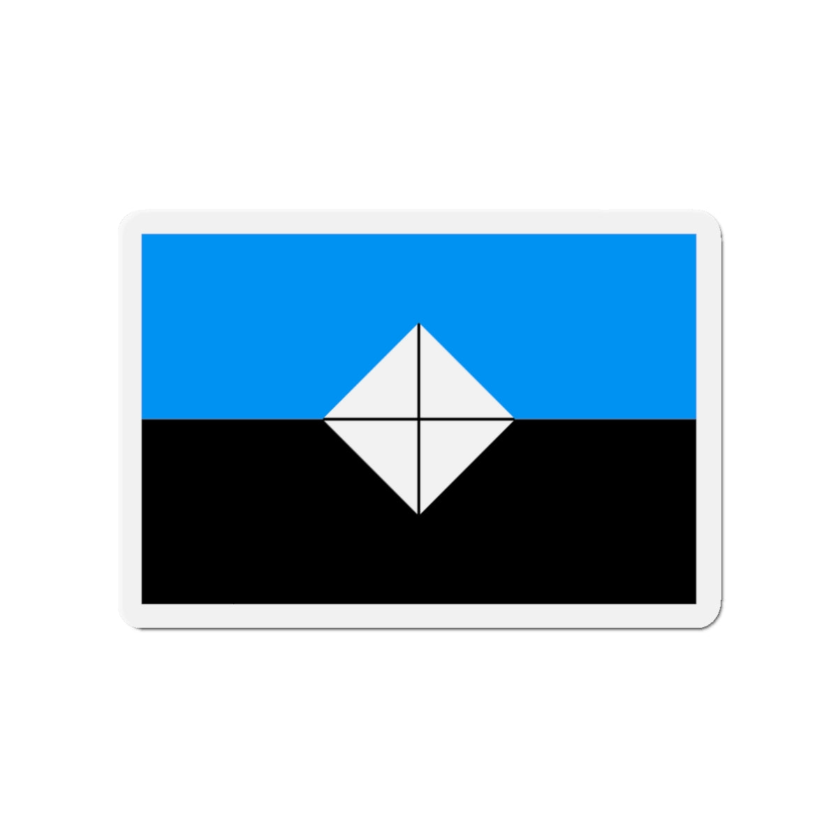 Flag of Antarctic Vexillological Association - Die-Cut Magnet-3" x 3"-The Sticker Space