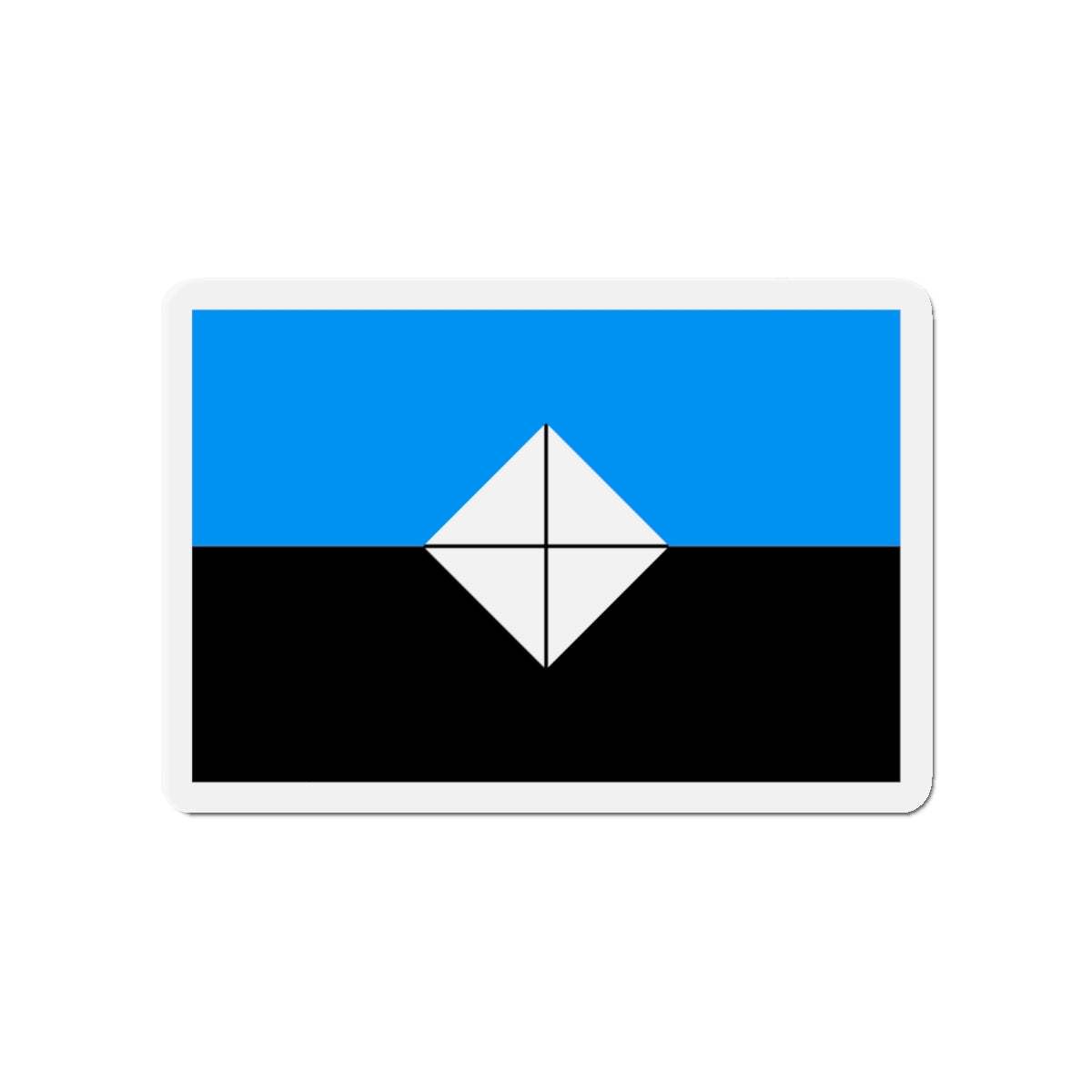 Flag of Antarctic Vexillological Association - Die-Cut Magnet-4" x 4"-The Sticker Space