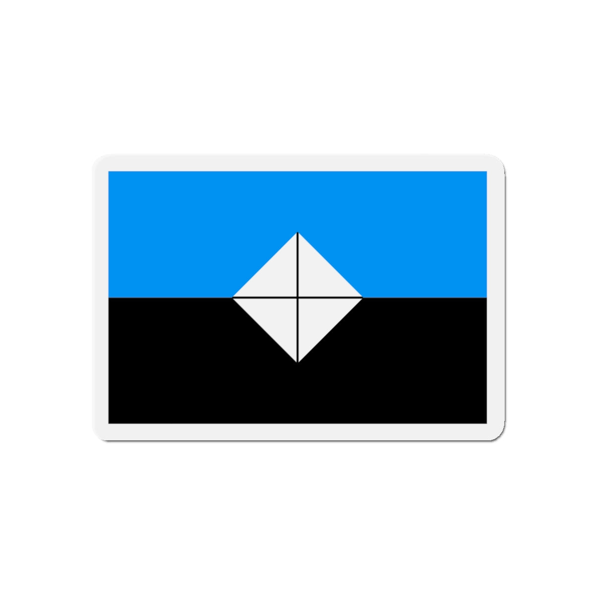 Flag of Antarctic Vexillological Association - Die-Cut Magnet-5" x 5"-The Sticker Space