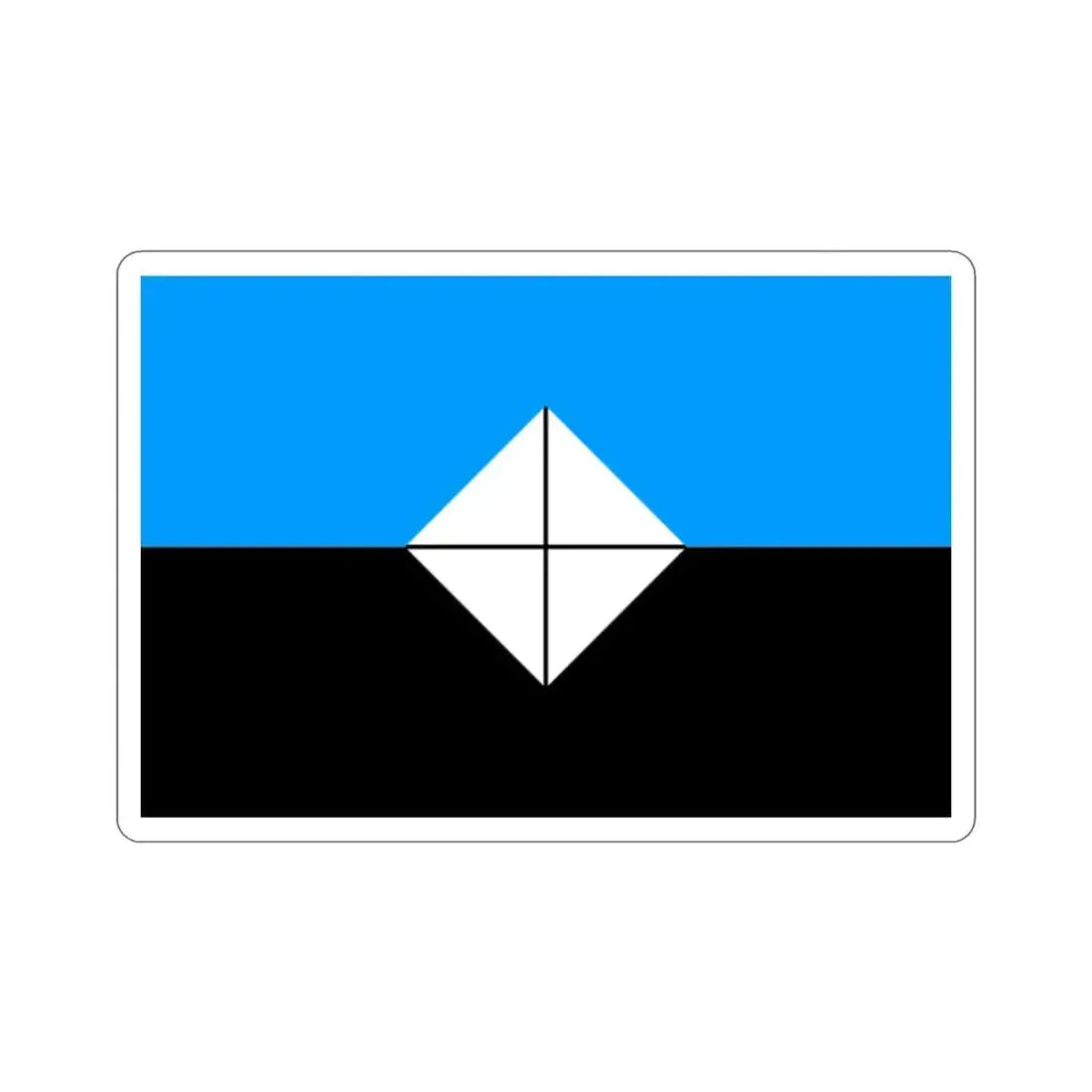 Flag of Antarctic Vexillological Association STICKER Vinyl Die-Cut Decal 2 Inch - The Sticker Space