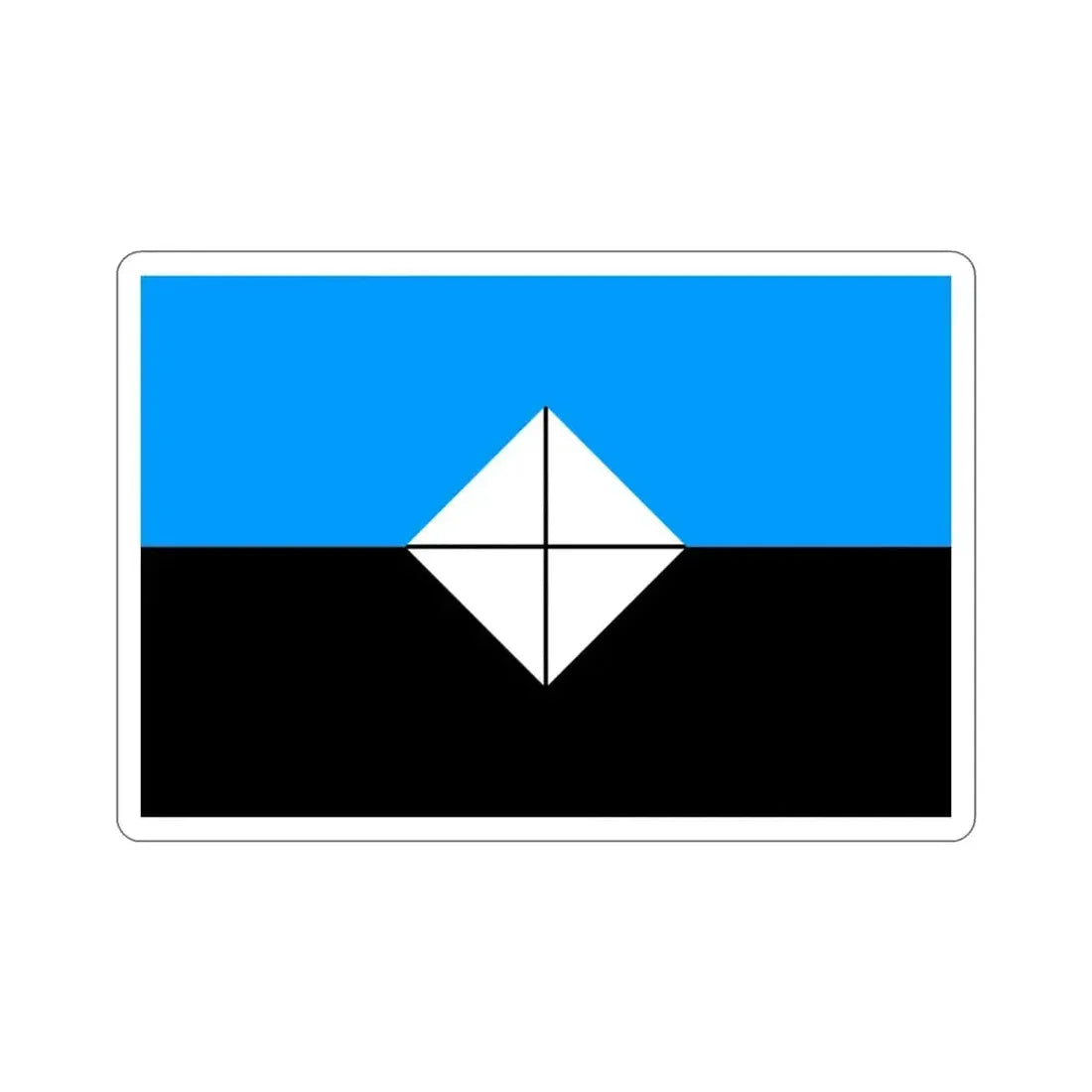 Flag of Antarctic Vexillological Association STICKER Vinyl Die-Cut Decal 3 Inch - The Sticker Space