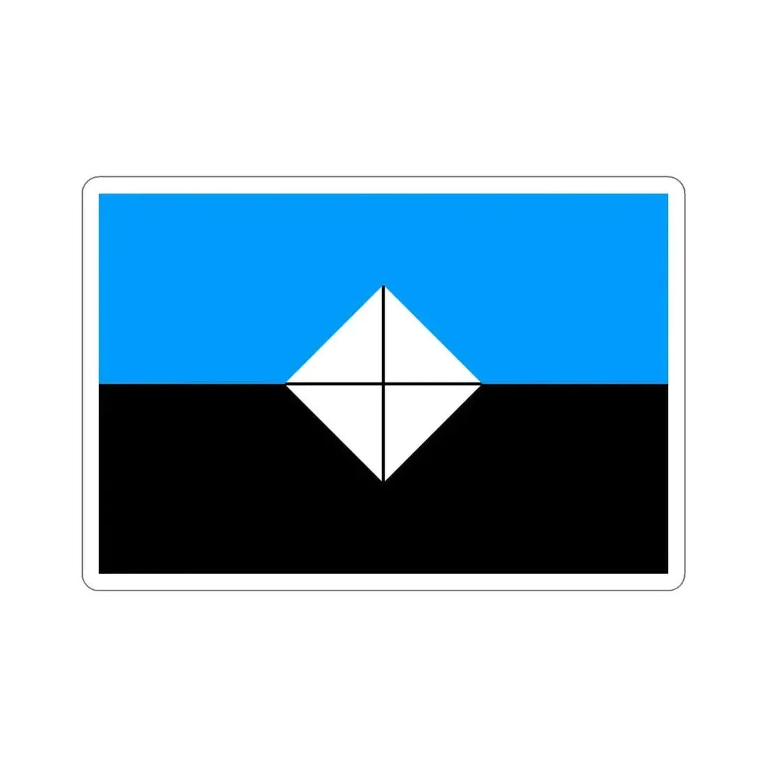 Flag of Antarctic Vexillological Association STICKER Vinyl Die-Cut Decal 5 Inch - The Sticker Space